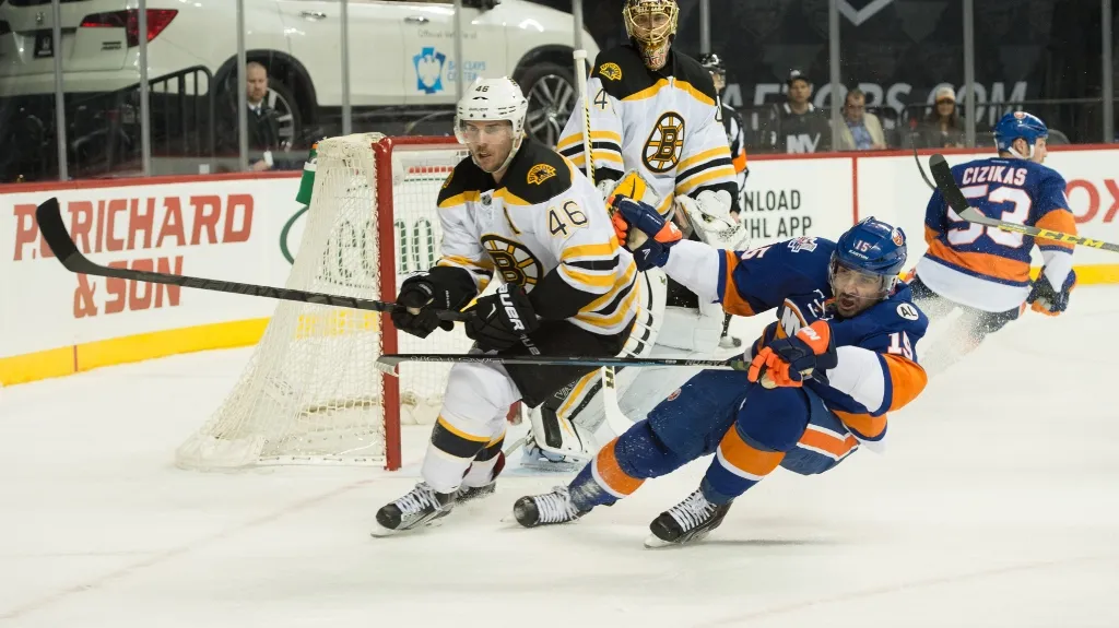 David Krejčí v dresu Bostonu