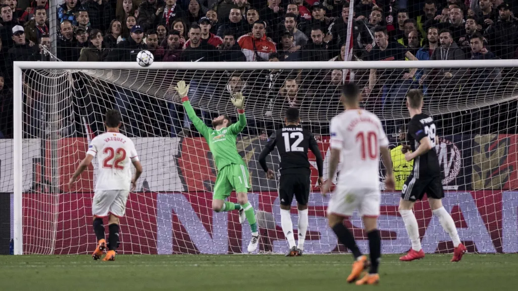 Utkání Sevilla - Manchester United