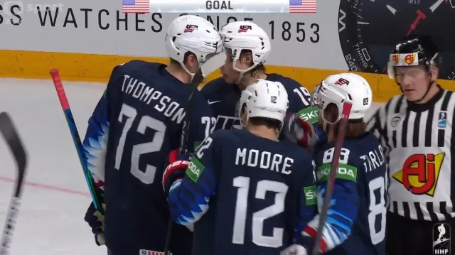 Gól v utkání USA – Německo: Moore – 5:0 (33. min.)