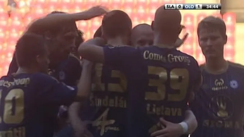 Slavia - Sigma Olomouc 0:1 (35. min. Šindelář)