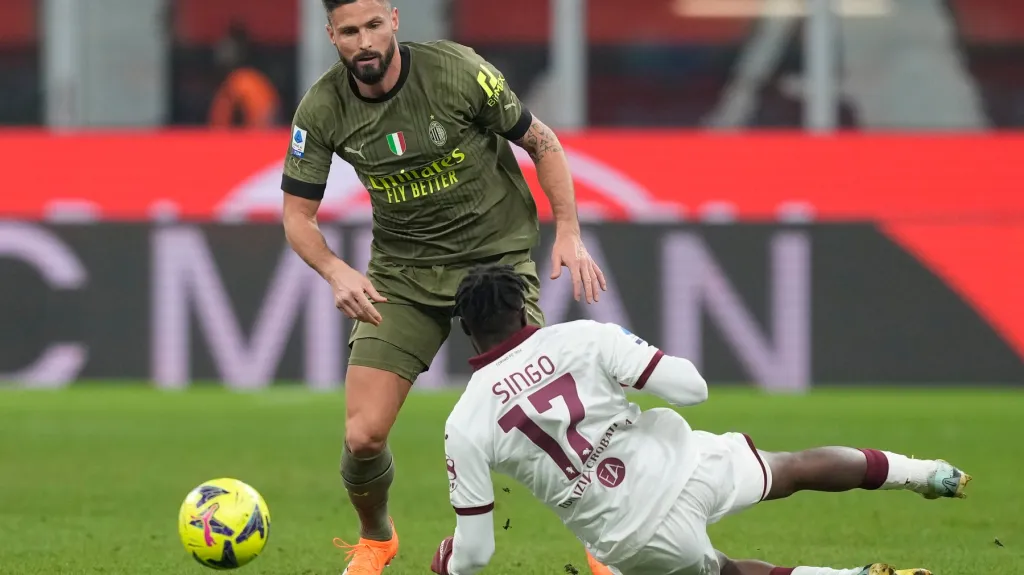 Utkání AC Milán - FC Turín