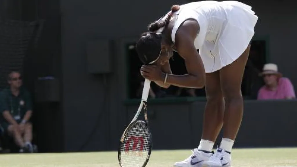 Zklamaná Serena Williamsová