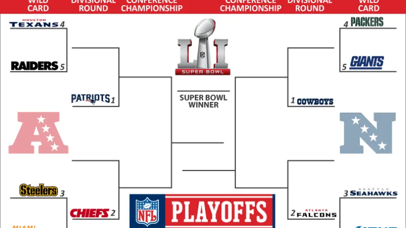 Pavouk play-off NFL 2017