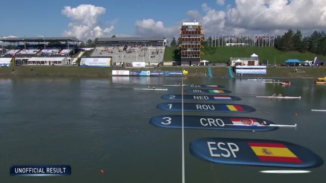 Semifinále dvojky bez kormidelnice Flamíková - Novotníková