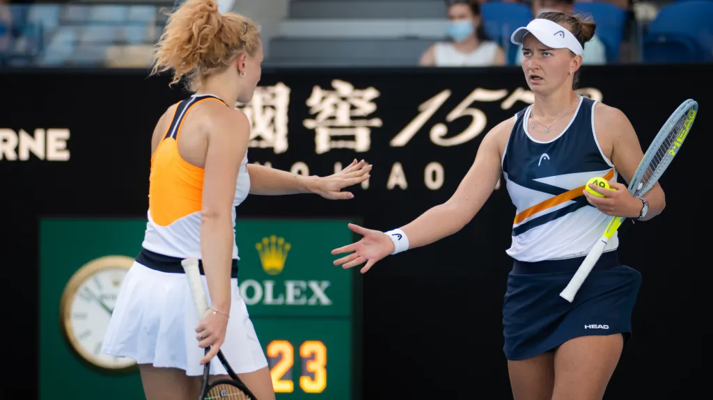 Kateřina Siniaková a Barbora Krejčíková