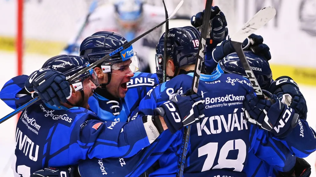 Radost hokejistů Vítkovic