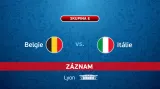 Záznam utkání Belgie - Itálie
