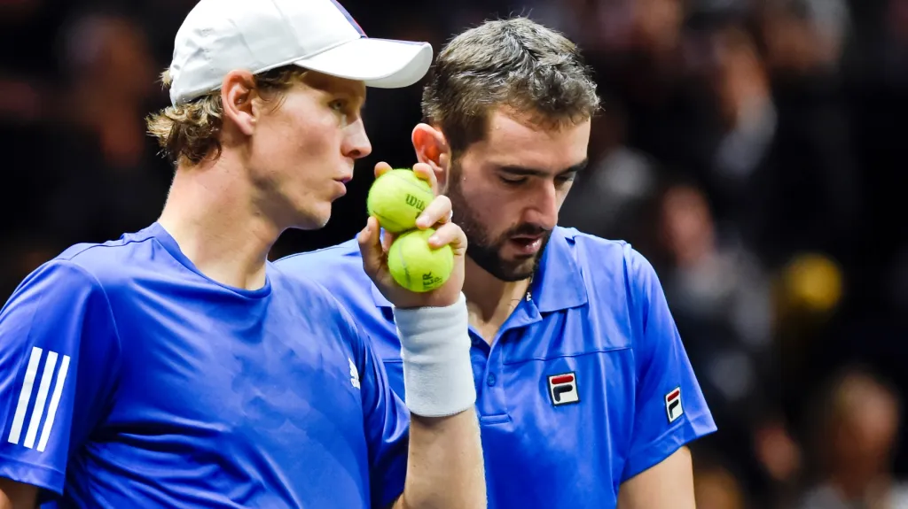 Tomáš Berdych s Marinem Čiličem