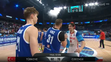 Závěr utkání Turecko – Česko