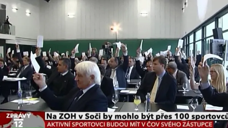 Vstup Daniela Stacha z pléna ČOV