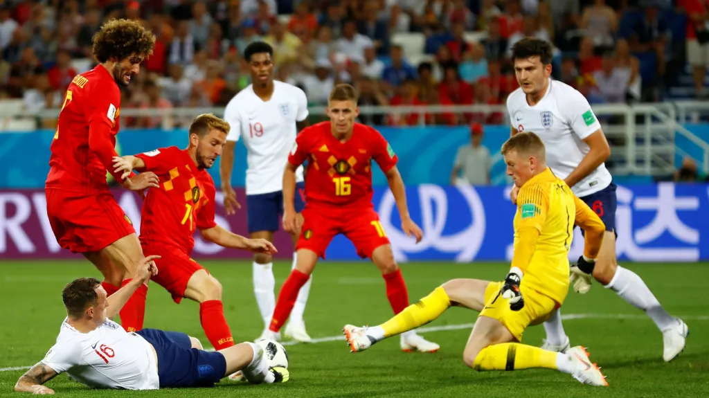 Utkání Anglie - Belgie