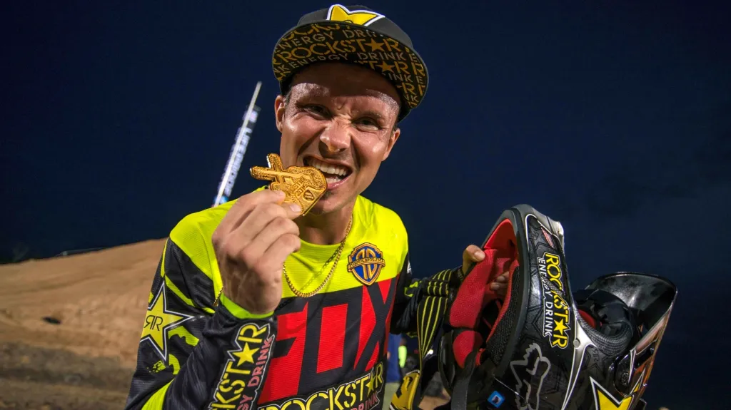 Libor Podmol se zlatou medailí z X-Games