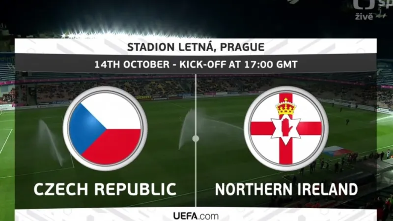 Sestřih utkání Česko - Severní Irsko