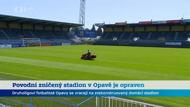SFC Opava se může vrátit na svůj zrekonstruovaný stadion