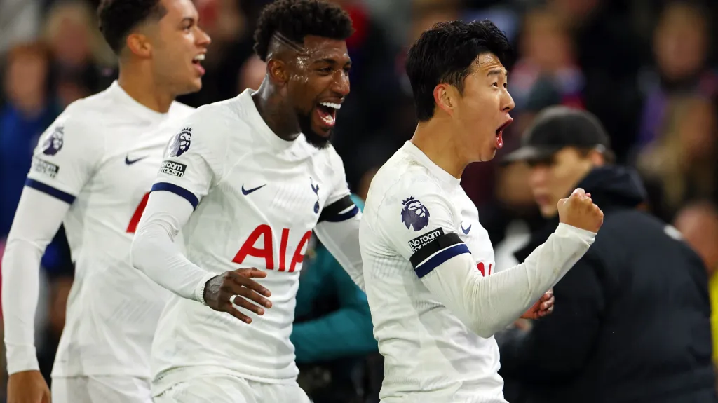 Radost fotbalistů Tottenhamu