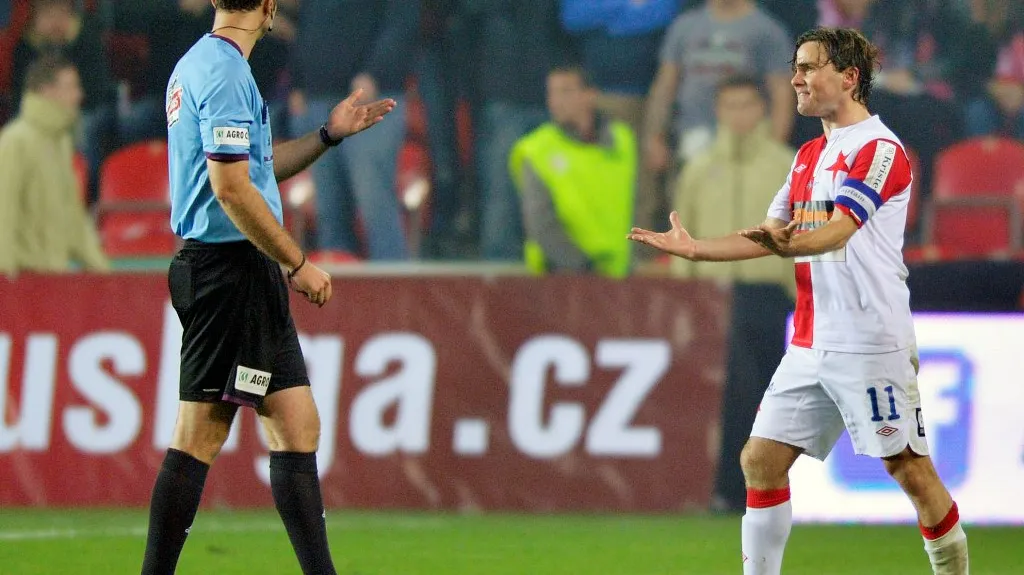 Karol Kisel a sudí Libor Kovařík