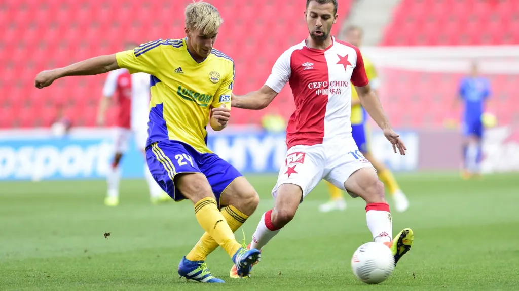 Josef Hušbauer v utkání se Zlínem