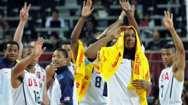 Radost amerických basketbalistů