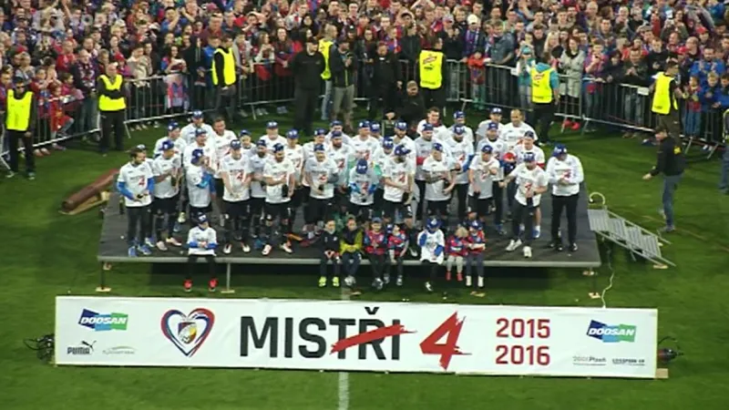 Oslavy plzeňského titulu za sezonu 2015/16