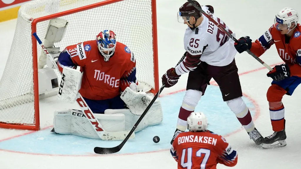 Utkání Norsko - Lotyšsko