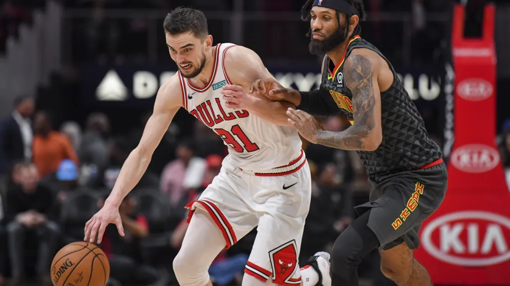 Tomáš Satoranský v utkání s Atlantou