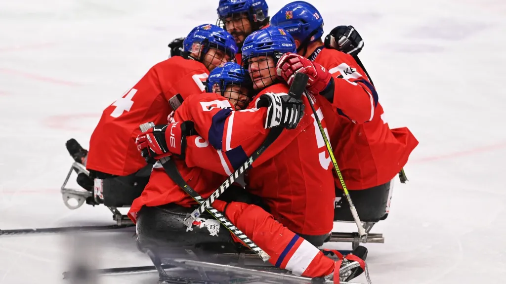 Slavící čeští parahokejisté