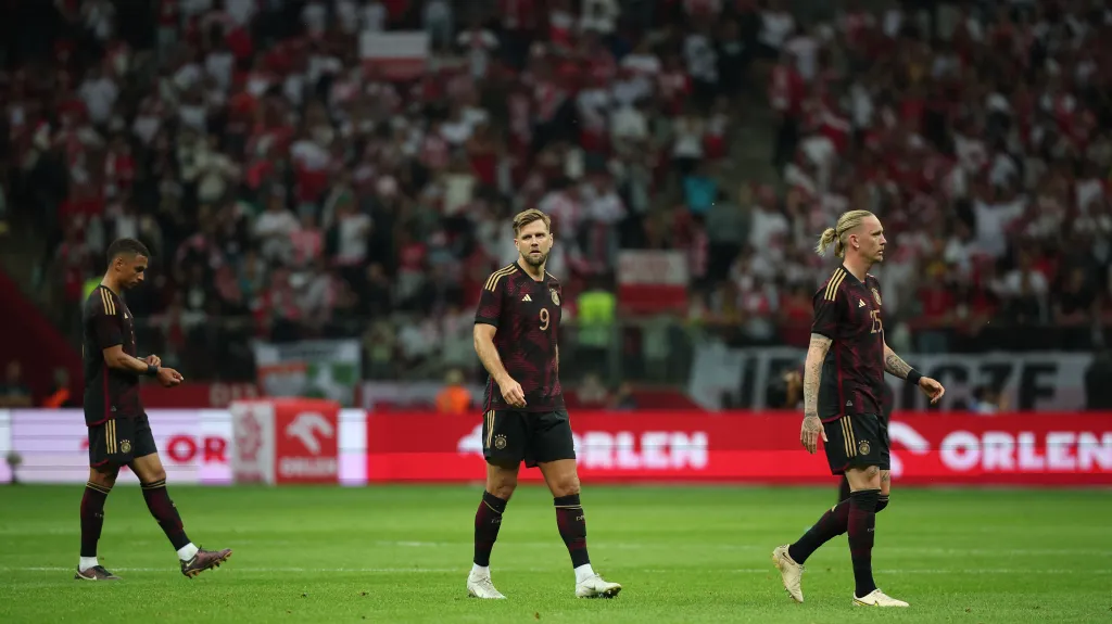 Zklamaní němečtí fotbalisté