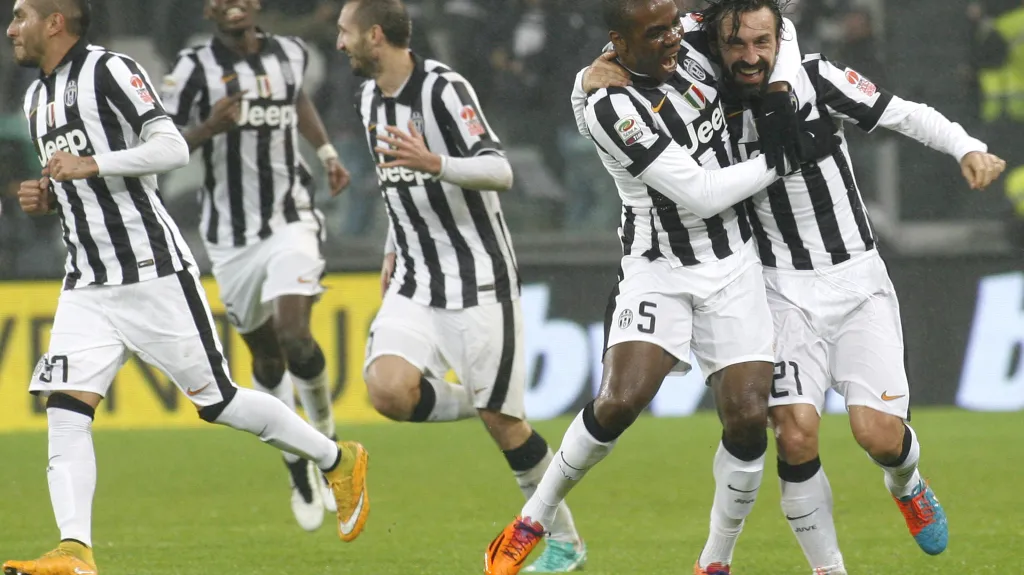 Radost hráčů Juventusu