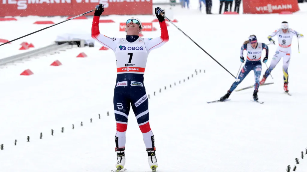 Vítězná Marit Björgenová