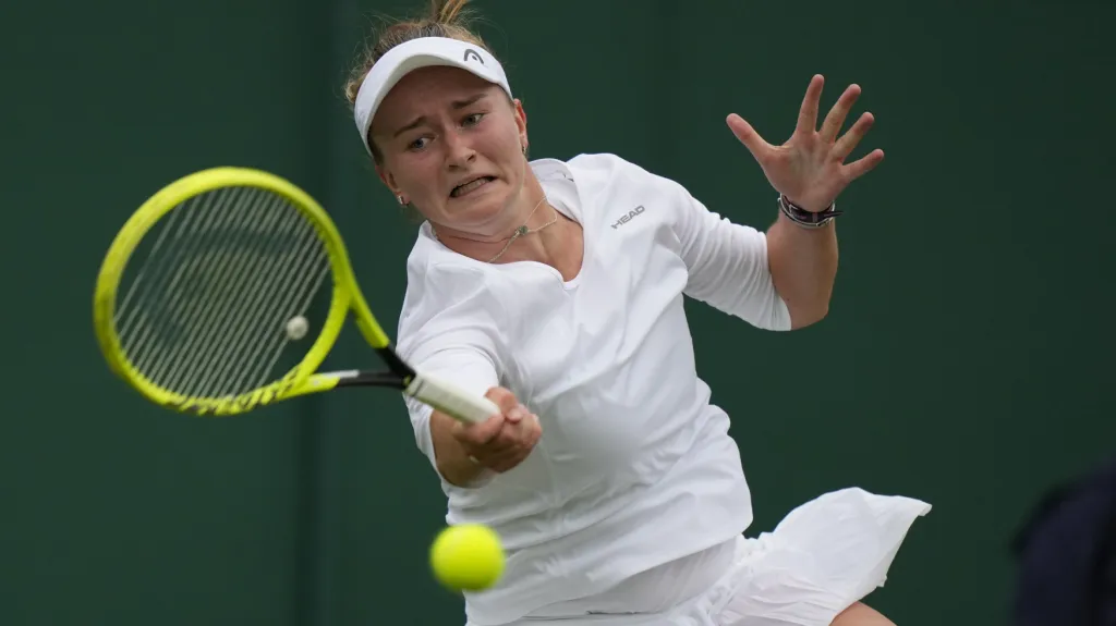 Barbora Krejčíková na Wimbledonu