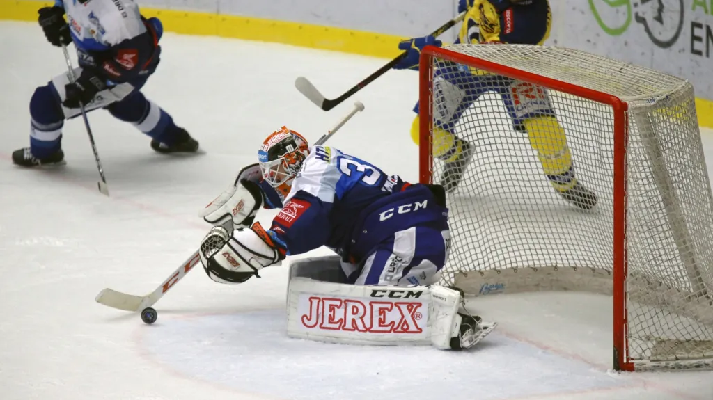 Libor Kašík v utkání proti Zlínu