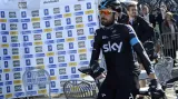 Bradley Wiggins na startu Paříž-Roubaix