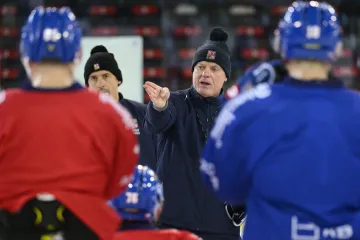 Radim Rulík na tréninku reprezentace