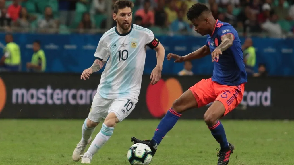 Utkání Argentina - Kolumbie