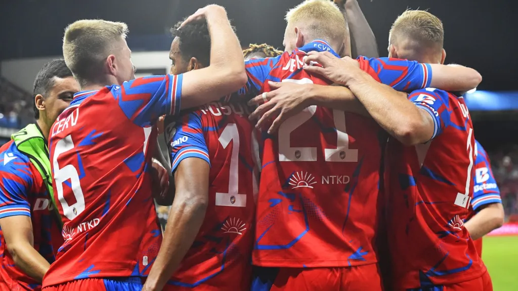 Radost fotbalistů Plzně