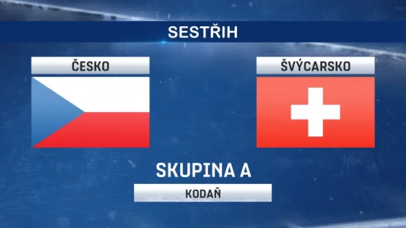 Sestřih utkání Česko - Švýcarsko