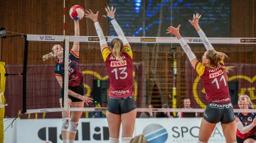 Liberecké volejbalistky porazily Lvice 3:1 a postoupily do finále