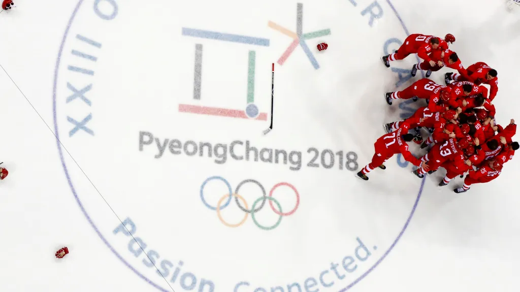 Olympijští sportovci z Ruska vítězí na olympijských hrách v Pchjongčchangu