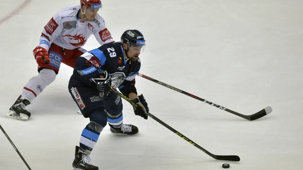 Liberecký útočník Lukáš Krenželok