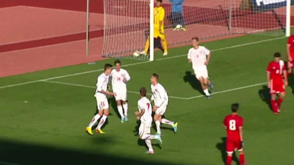 Fotbalová devatenáctka si poradila s Gibraltarem a slaví postup