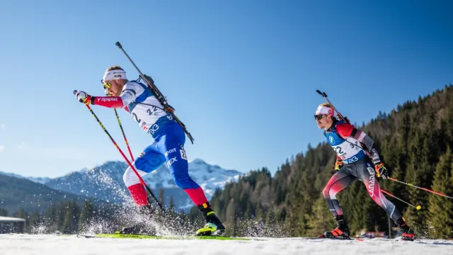 Sestřih sprintu biatlonistů na SP v Annecy
