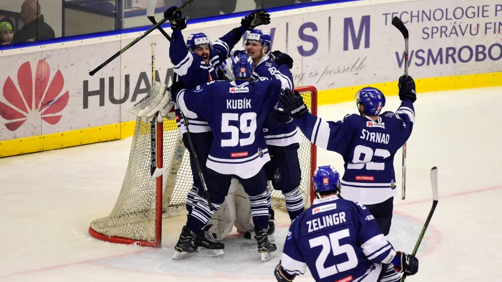Radost hokejistů Kladna