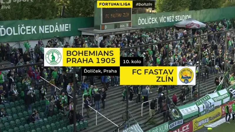Přenos ČT: Sestřih utkání Bohemians 1905 - Zlín