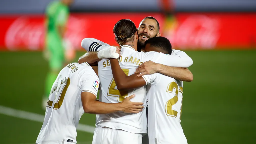 Radost fotbalistů Realu Madrid