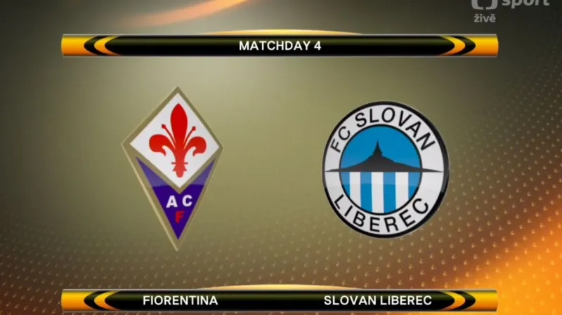 Sestřih utkání Fiorentina - Slovan Liberec