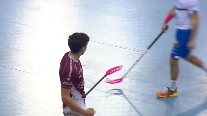 Florbalisté Sparty si poradili s Otrokovicemi