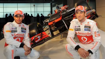 Lewis Hamilton a Jenson Button