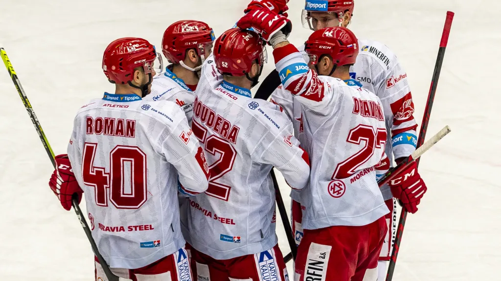 Radost třineckých hokejistů