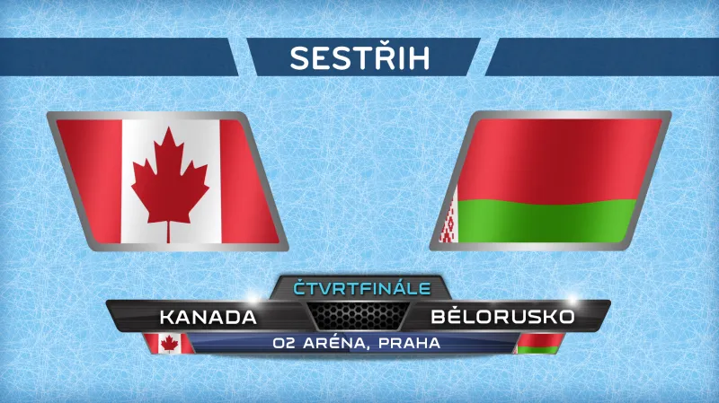Sestřih utkání Kanada - Bělorusko