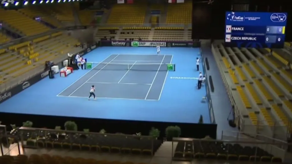 Hala pro finále Fed Cupu pojme jen 6 tisíc diváků